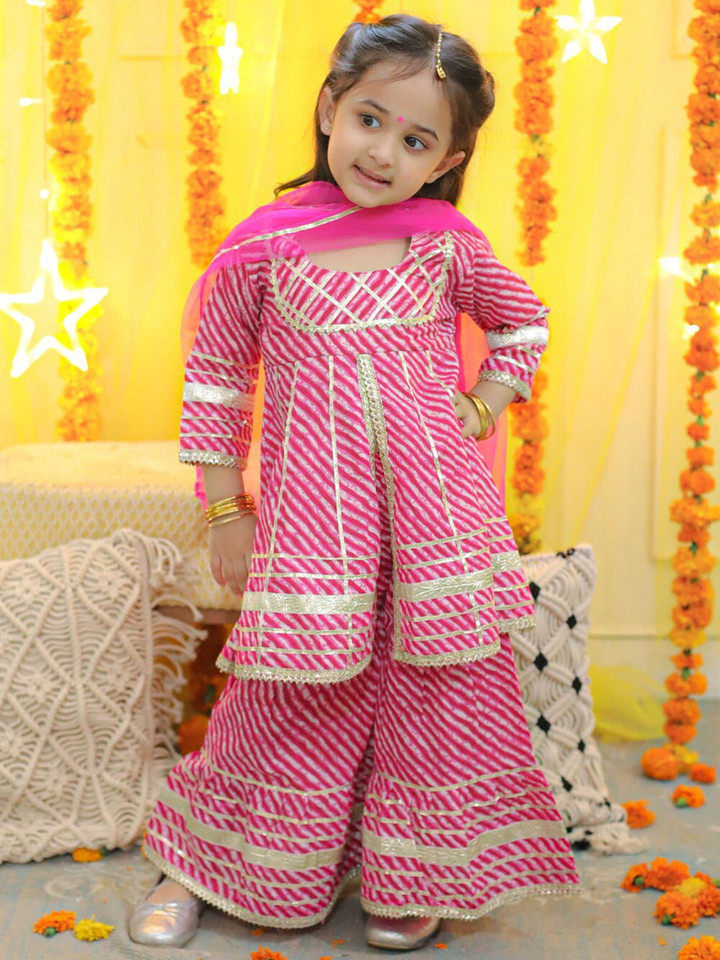 BownBee – Kurta with Sharara & Dupatta