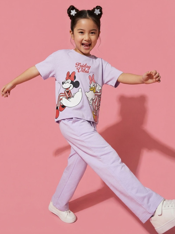 Nauti Nati – Girls Minnie Mouse Nightsuit (Girls)