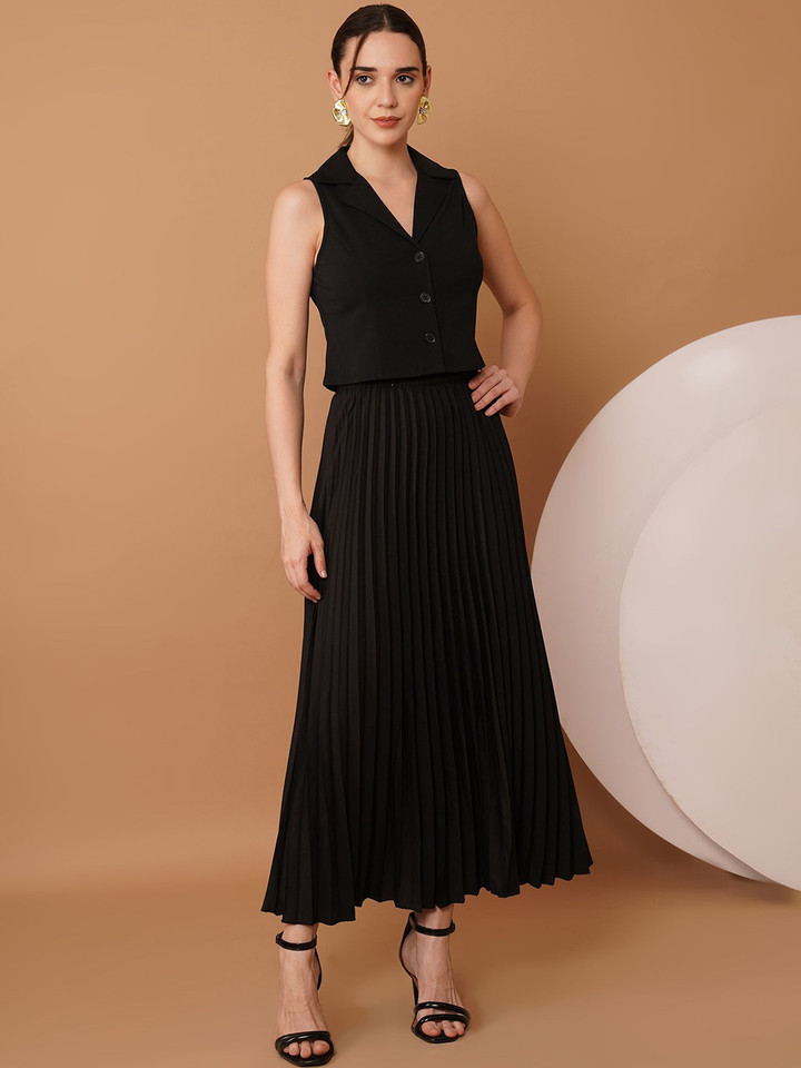 Chemistry – Crop Top with Skirt (Co-ord Set)