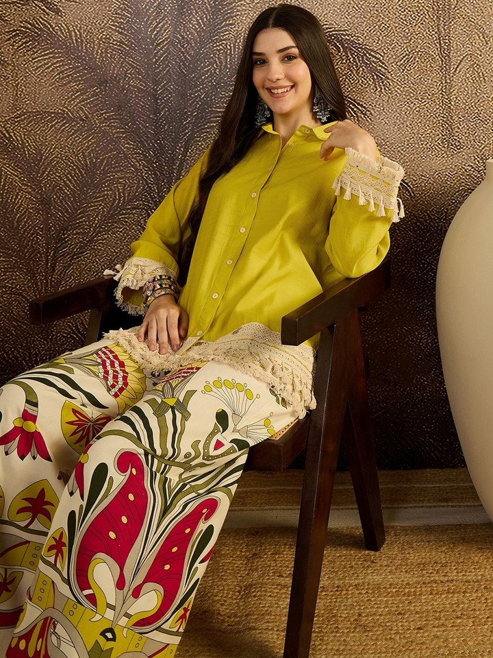 Bitiya by Bhama – Kurta with Sharara & Dupatta
