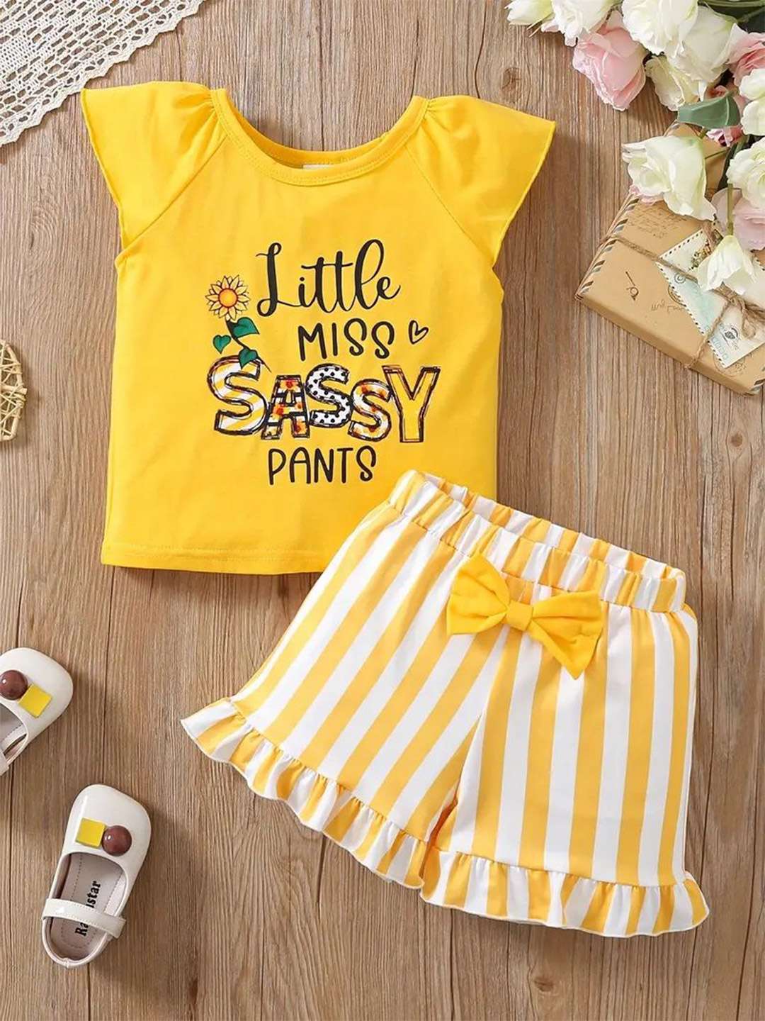 FAHAD CREATIONS – Kids Self Design Clothing Set (Girls)