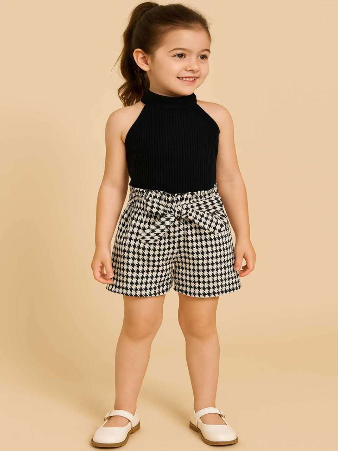 YK – Girls Round Neck Clothing Set (Girls)