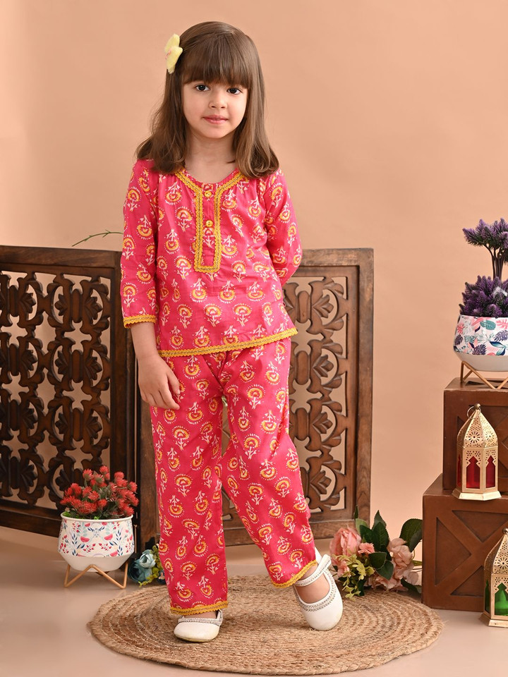 Superminis – Girls Cotton Top & Trousers (Girls)