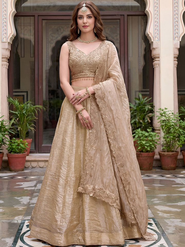 ETHNIC PLUS – Semi-Stitched Lehenga Choli