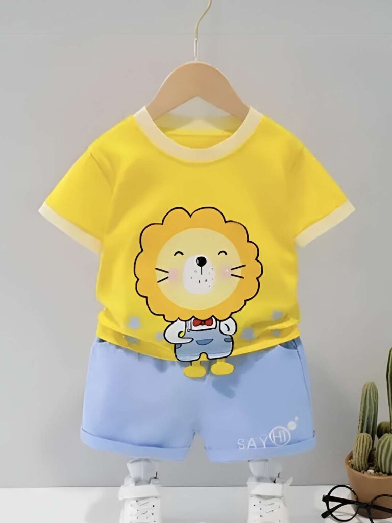ELPIXIE FASHION – Unisex T-shirt with Shorts (Girls)